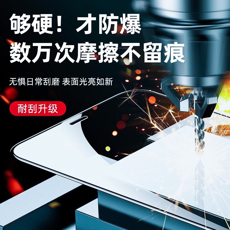 全屏iphone13钢化iphone12手机膜8苹果12膜11防窥X防偷窥13适用XR