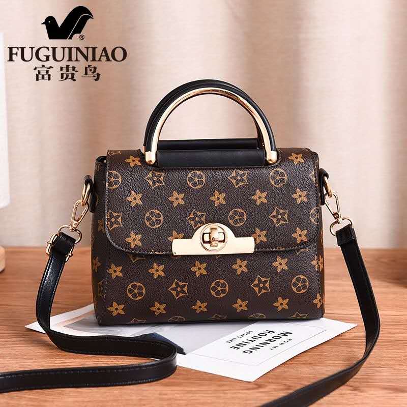 2020新しいリッチバードプリントハンドバッグシンプル100タワーズショルダーメッセンジャーバッグ