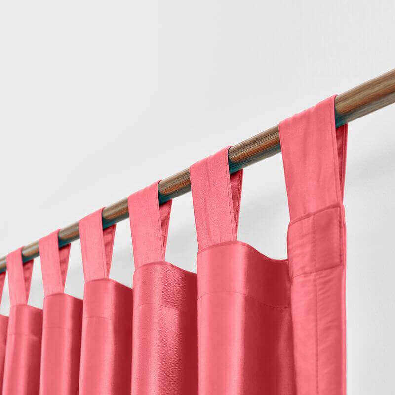 CUSTOM Lao Hang Zhou Fuchsia Polyester Cotton Thermal Insulated Curtain