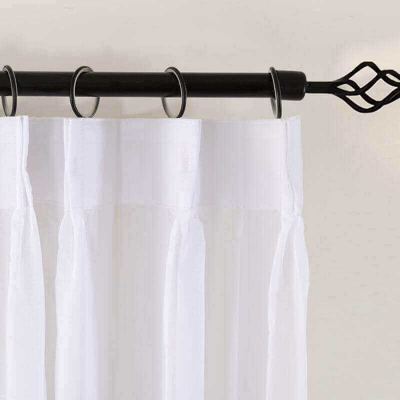 CUSTOM Hanna Teal Gradient Ombre Sheer Curtain Tulle Gradual Drapery