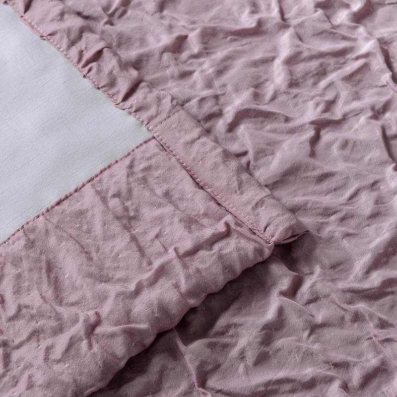 Antique Bronze Grommet Wrinkle Blackout Curtain Drapes