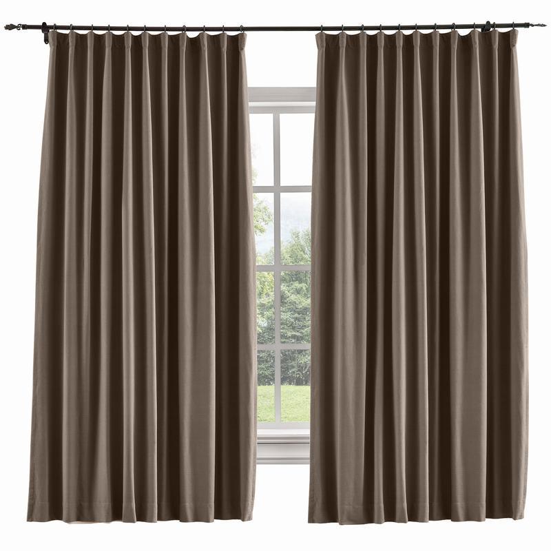 CAPRI Cotton Linen Polyester Curtain Drapery Custom