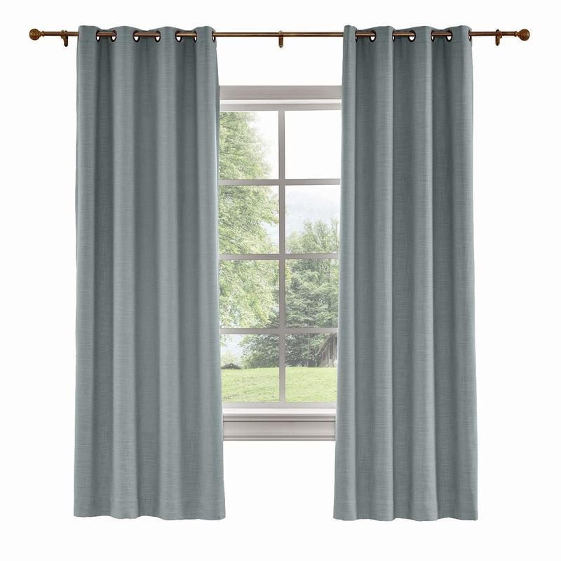LIZ Polyester Linen Curtain Drapery Custom