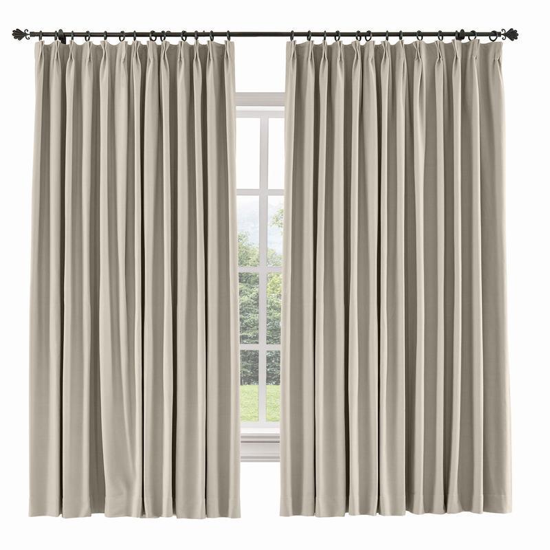 CAPRI Cotton Linen Polyester Curtain Drapery Custom