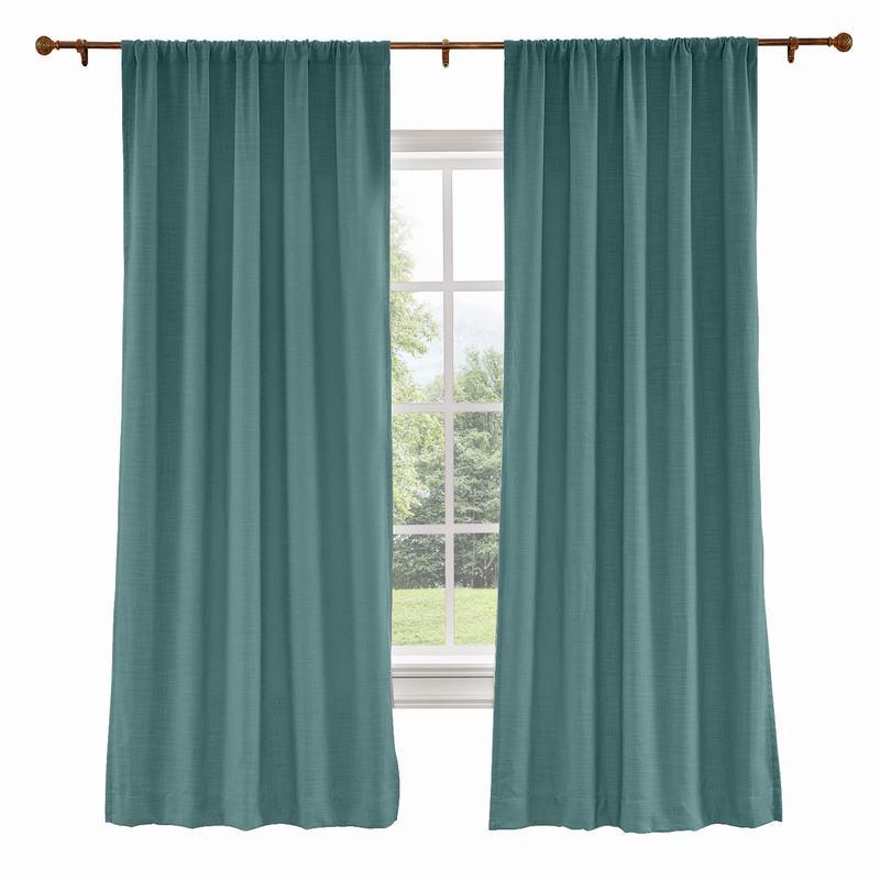 LIZ Polyester Linen Curtain Drapery Custom