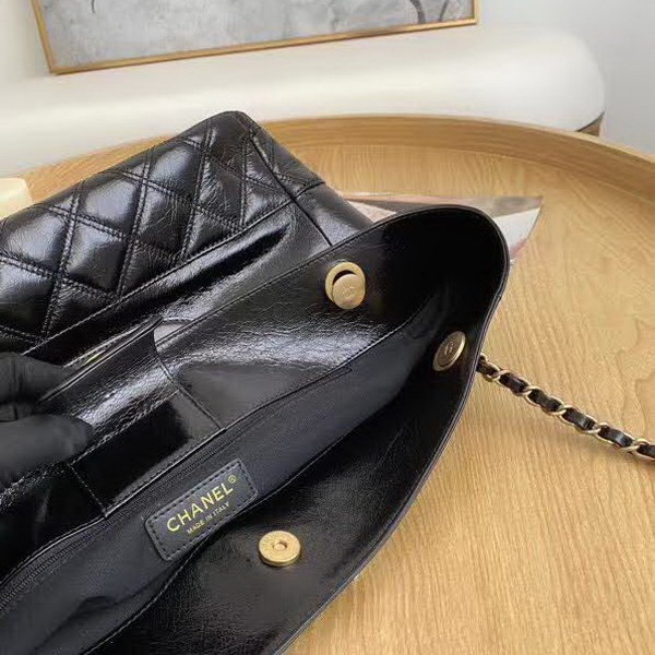 【原版皮】香奈儿/Chanel 购物袋，明星贵妇们的最佳新宠，小香棱格概念，皮链袋，双C标志，一眼钟情，采用进口小羊皮，柔软细腻，皮质独特，纹络更显高档质感，款号：57030