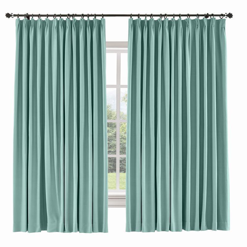 CAPRI Cotton Linen Polyester Curtain Drapery Custom