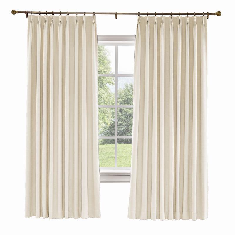 LIZ Polyester Linen Curtain Drapery Custom