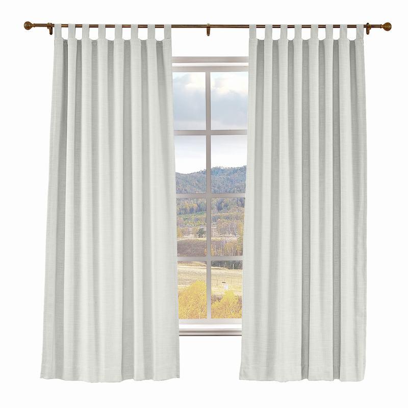 LIZ Polyester Linen Curtain Drapery Custom