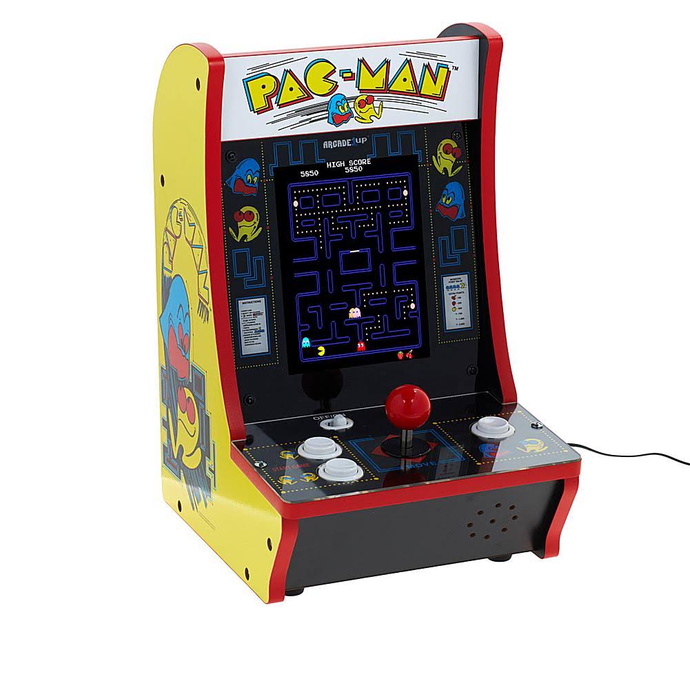 Arcade1Up 2 Game Countercade Tabletop Arcade Machine ,Pac-Man