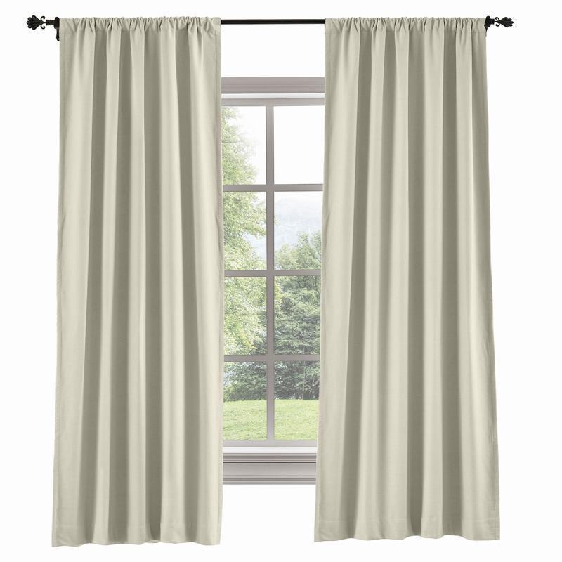 CAPRI Cotton Linen Polyester Curtain Drapery Custom