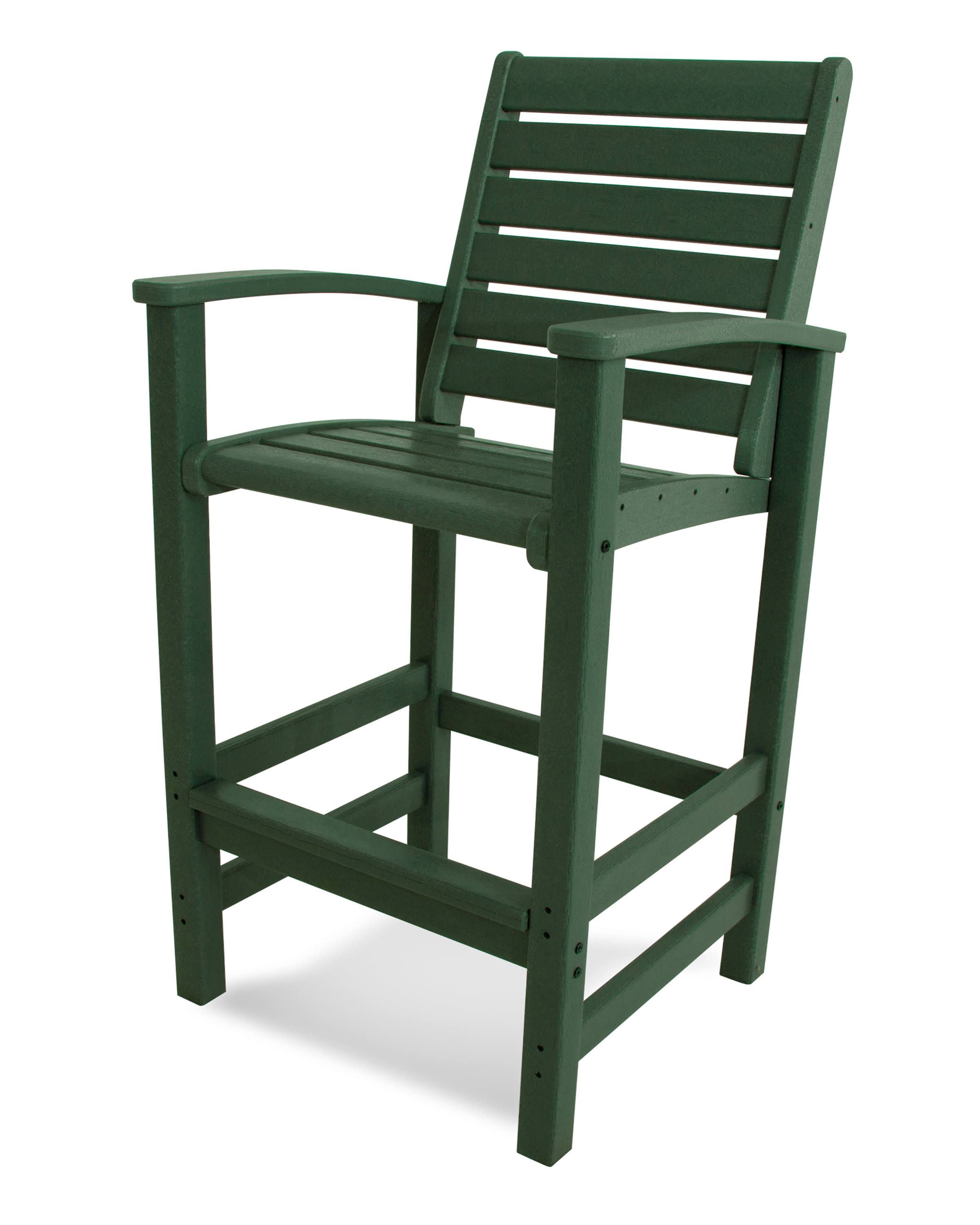 POLYWOOD Signature Bar Chair - Green