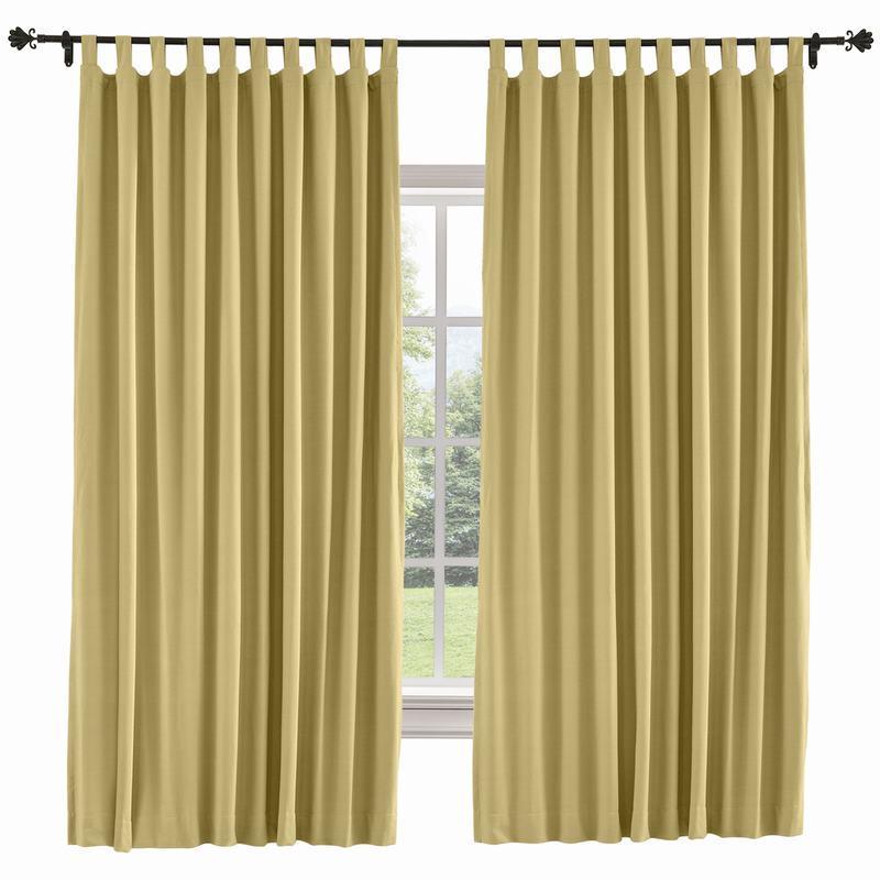CAPRI Cotton Linen Polyester Curtain Drapery Custom