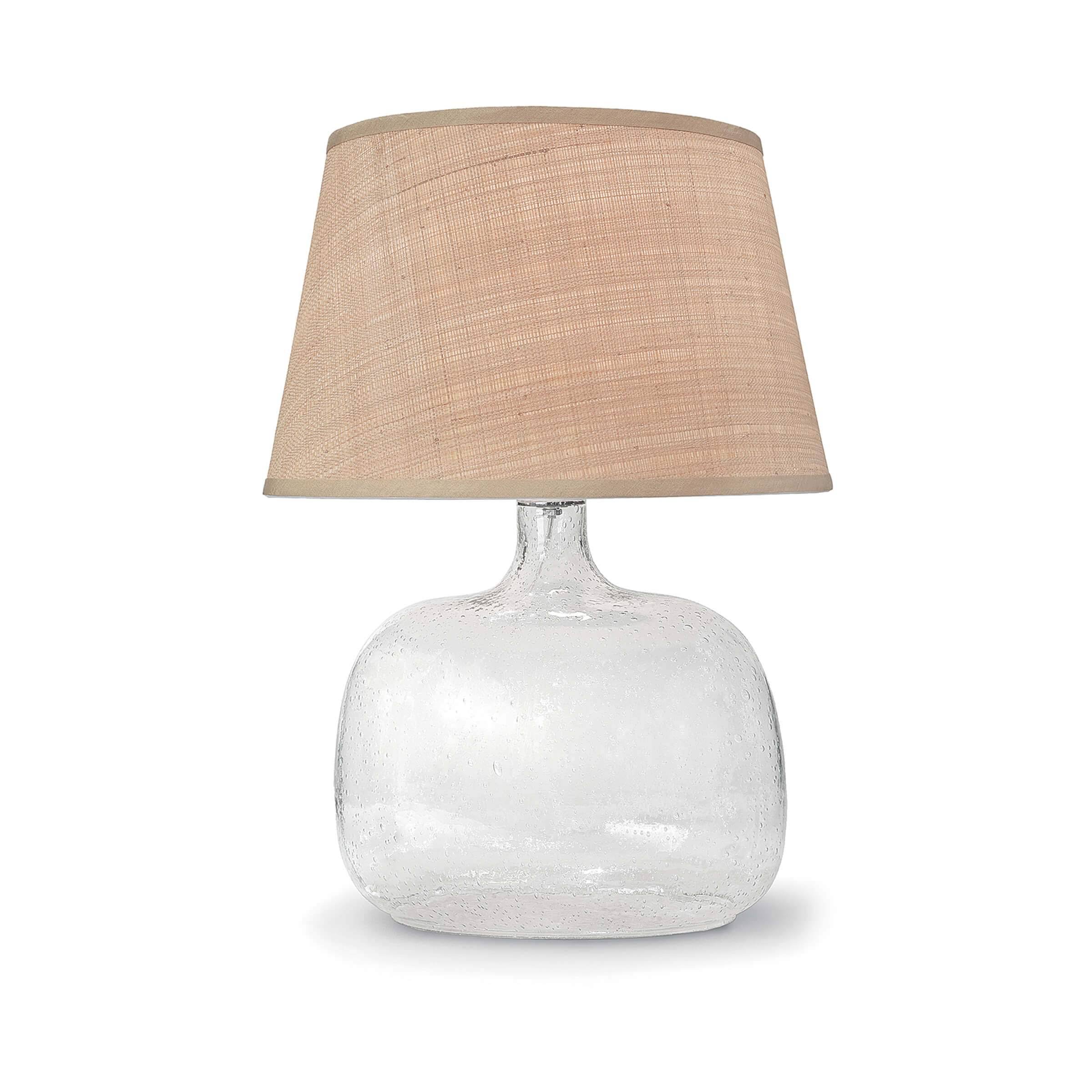 Regina Andrew Oval Seeded Glass Table Lamp