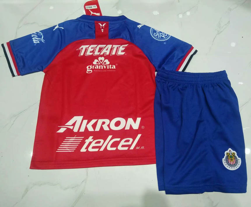 2019/20 Chivas Home Kids Soccer Jersey