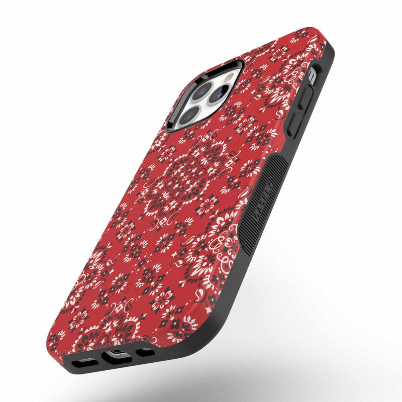 I'm with the Band | Red Bandana Print Case