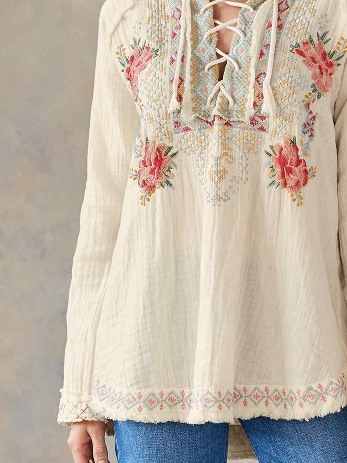 Shift Floral Vintage Printed Shirts & Tops