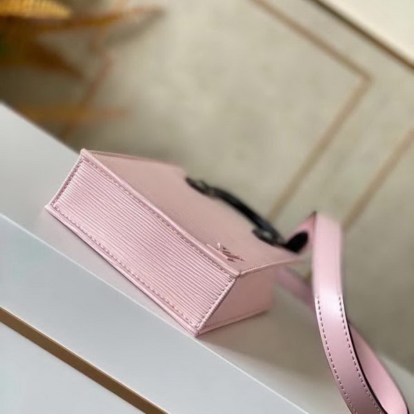 【原版皮】路易威登/LV Petit  Sac Plat手袋， Epi皮革浓缩经典设计，轻盈而充裕的构型可容纳手机等日常所需，可拆卸肩带实现手提，肩背和斜挎选择，款号：M69575