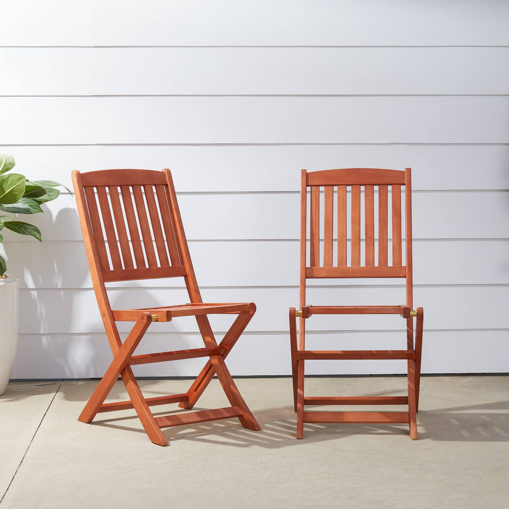 Vifah V04 Folding Bistro Patio Dining Chair - 2 pack