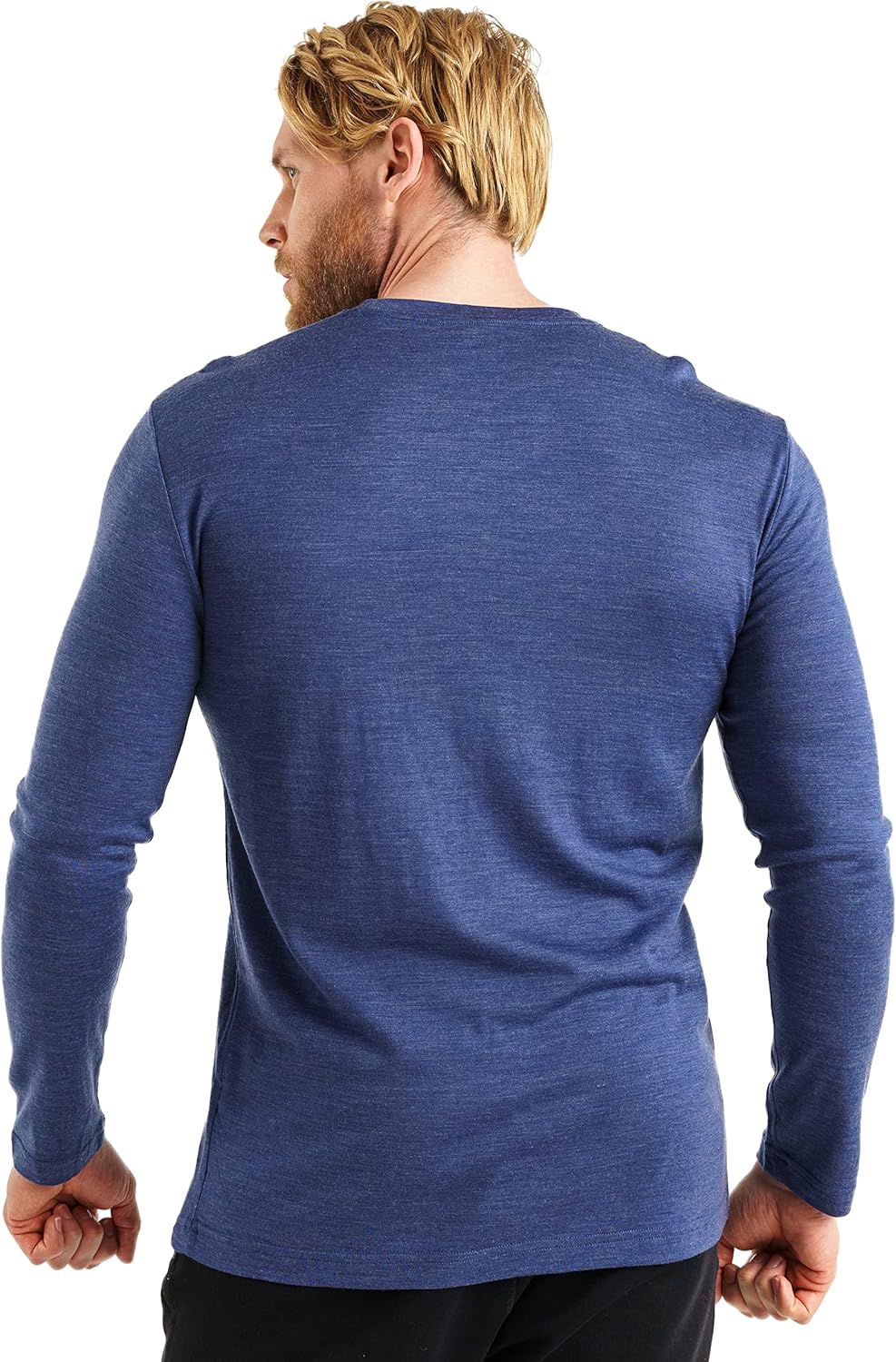 Merino.tech Merino Wool Base Layer - Mens 100% Merino Wool Long Sleeve Thermal Shirts Heavyweight, Midweight, Lite with Socks