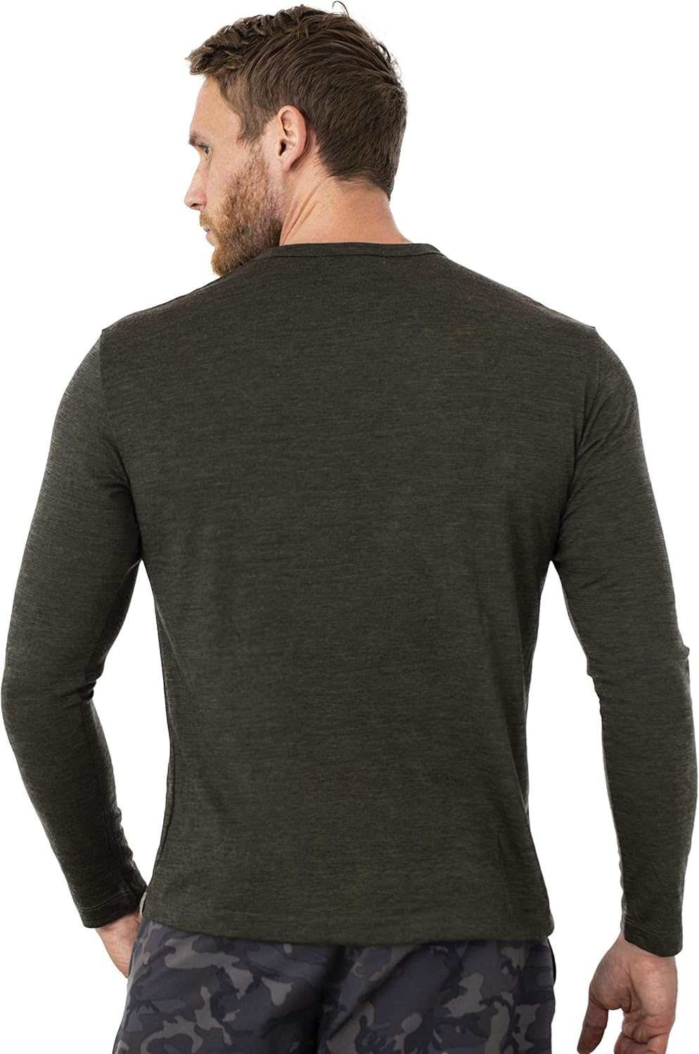 Merino.tech Merino Wool Base Layer - Mens 100% Merino Wool Long Sleeve Thermal Shirts Heavyweight, Midweight, Lite with Socks