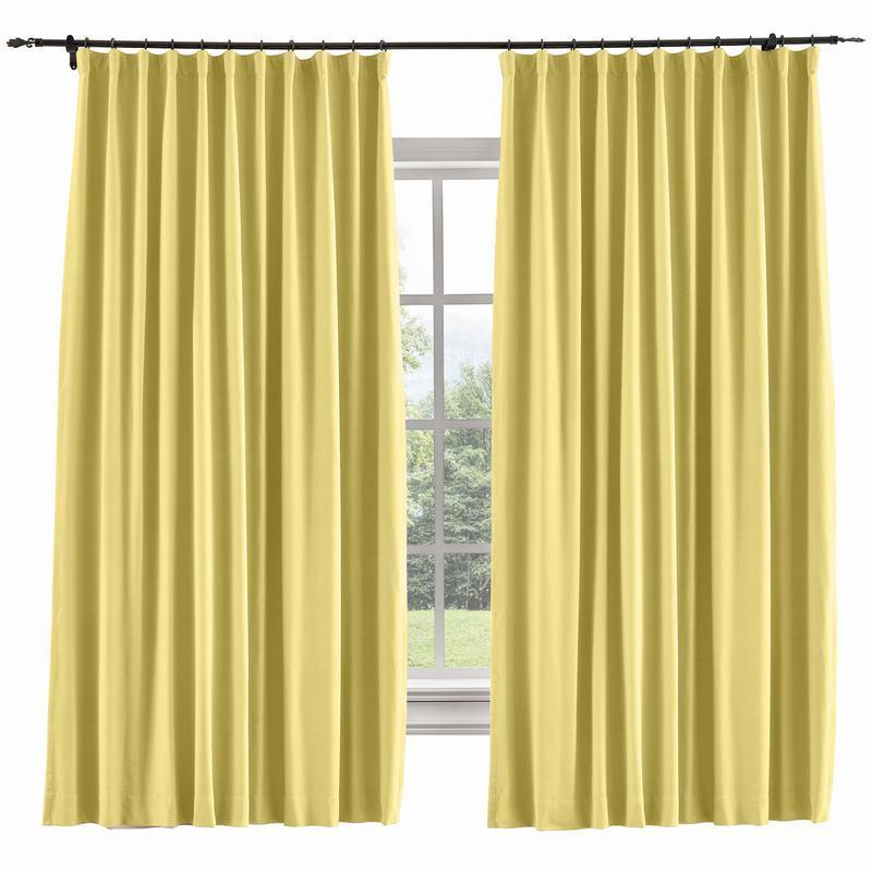 CAPRI Cotton Linen Polyester Curtain Drapery Custom