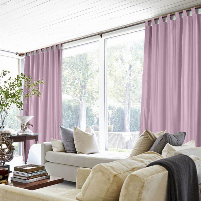 Thermal Insulated Curtain Tab Top Window Treatment Panel LHZ