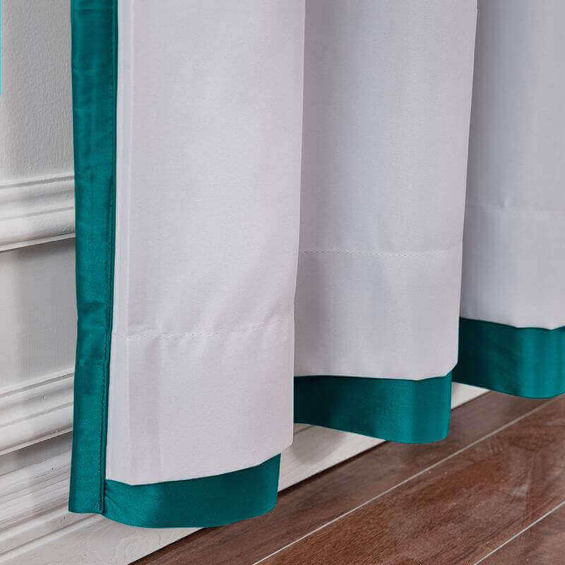 CUSTOM Lao Hang Zhou Peacock Polyester Cotton Thermal Insulated Curtain