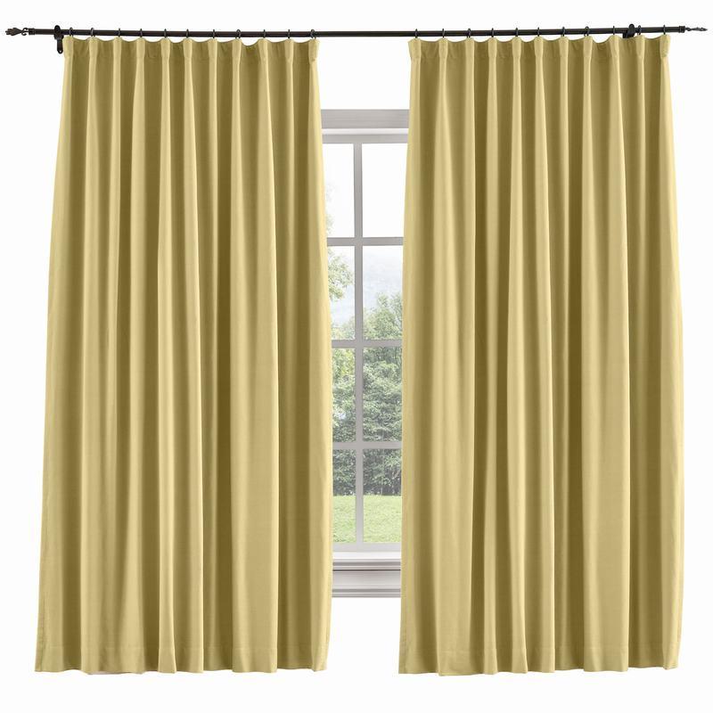 CAPRI Cotton Linen Polyester Curtain Drapery Custom