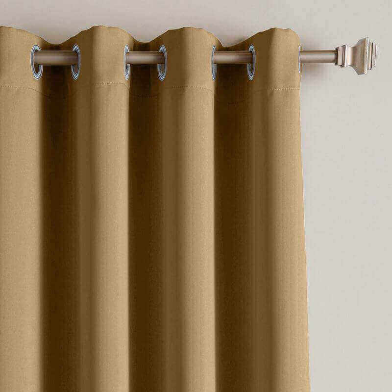CUSTOM Edoardo Wheat Outdoor Curtain