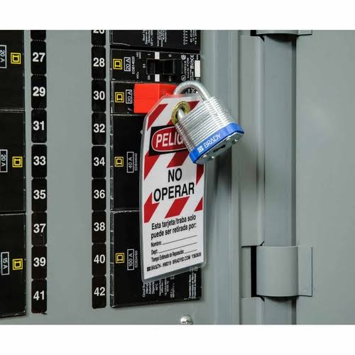 Brady 123242, Key-Retaining Steel Padlock