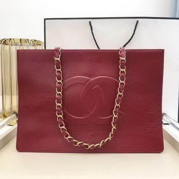 【原版皮】香奈儿/Chanel 大Logo全皮购物包，实用型设计理念，进口小牛皮，大容量，日常上班A4文件妥妥的，大小正好款式也不挑服装 ，休闲，裙装都可轻松驾驭，款号： AS1943