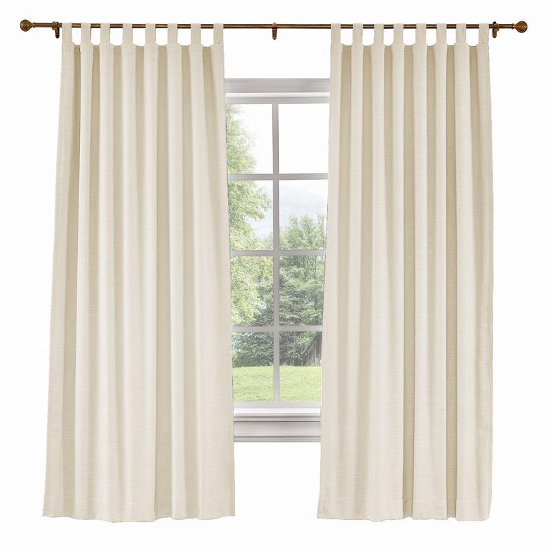 LIZ Polyester Linen Curtain Drapery Custom