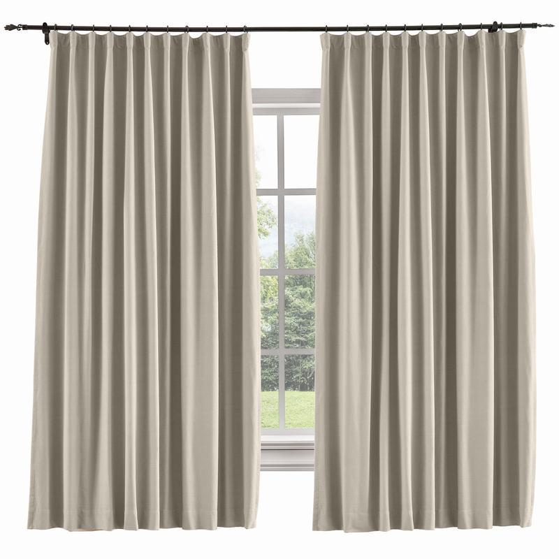 CAPRI Cotton Linen Polyester Curtain Drapery Custom