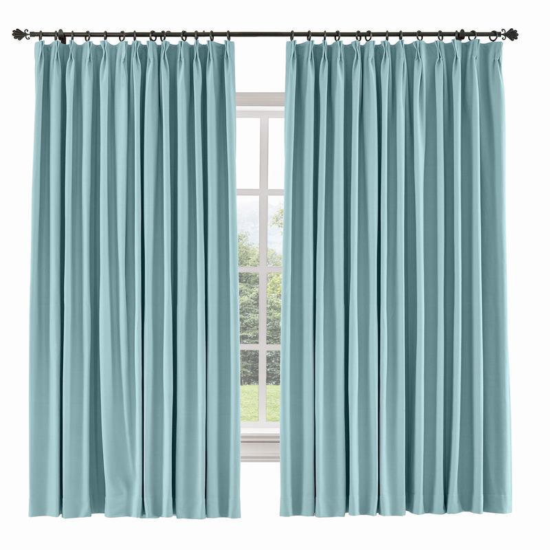 CAPRI Cotton Linen Polyester Curtain Drapery Custom