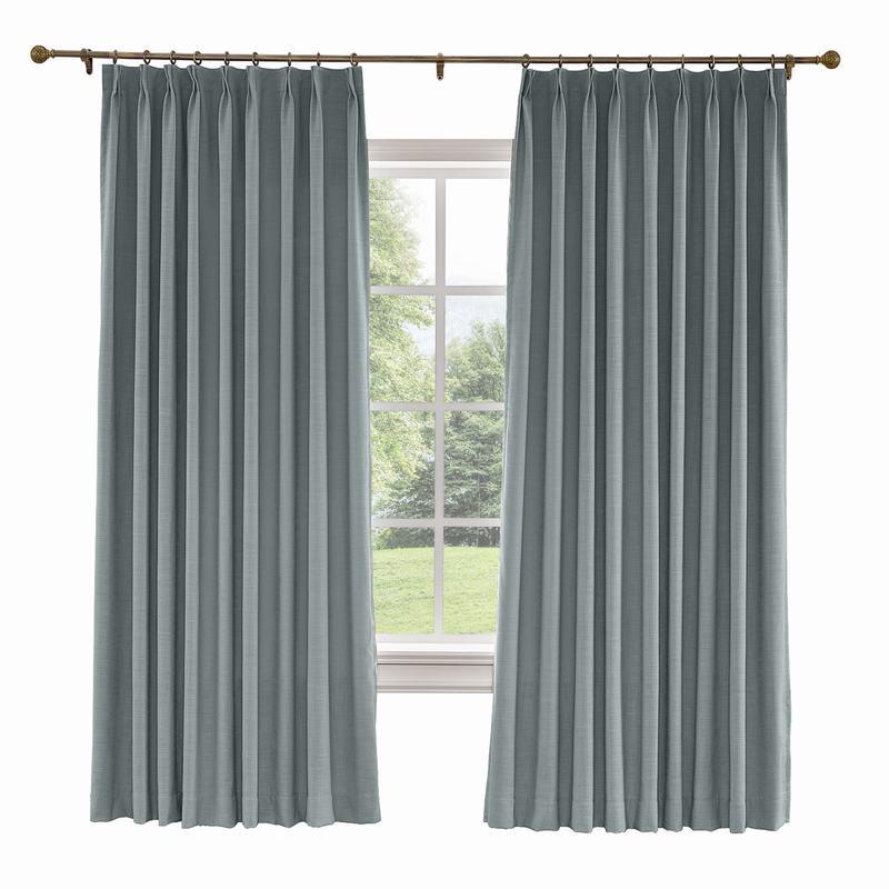 LIZ Polyester Linen Curtain Drapery Custom