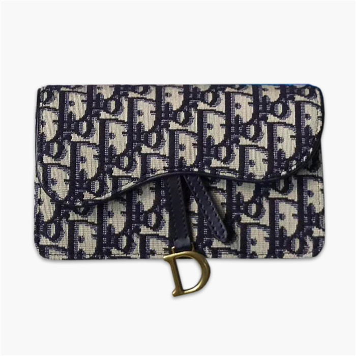 【原版皮】迪奥/Dior 马鞍腰包，选用Oblique提花帆布搭配同色系牛皮皮革裁制而成，搭配腰带，设计感十足，好用又时髦就属它