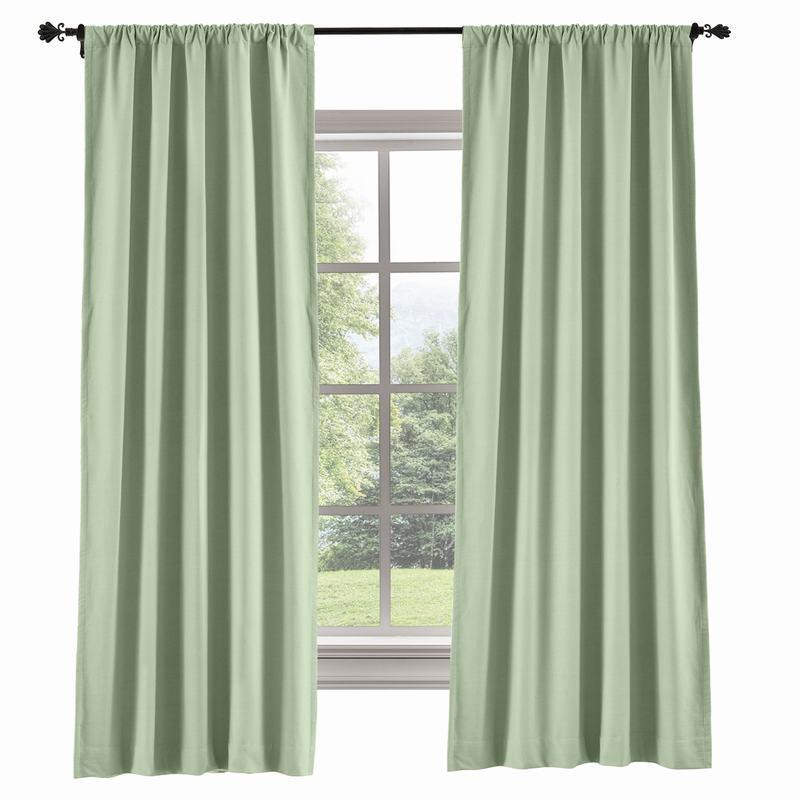 CAPRI Cotton Linen Polyester Curtain Drapery Custom