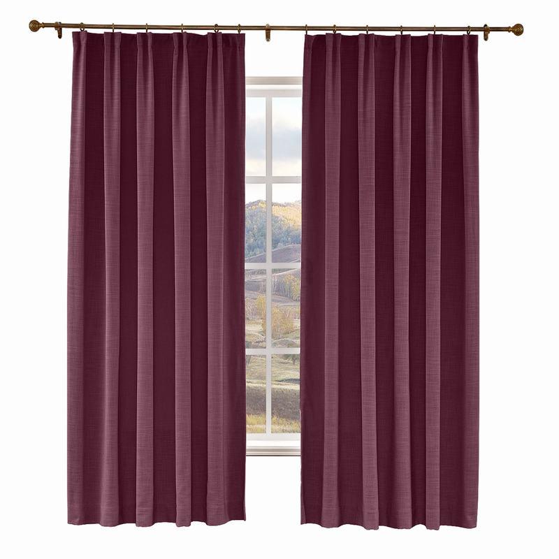 LIZ Polyester Linen Curtain Drapery Custom