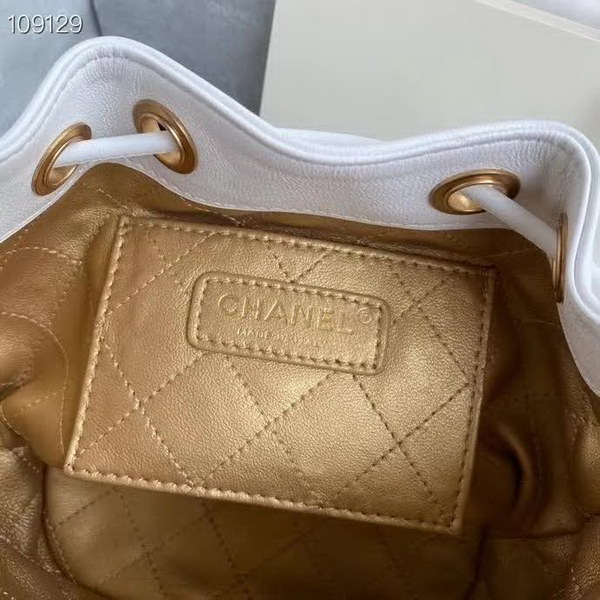 【原版皮】香奈儿/Chanel 手工系列水桶包，各种元素铆钉镶嵌成的双C标志，选用细腻羊皮，内里质感金属牛皮