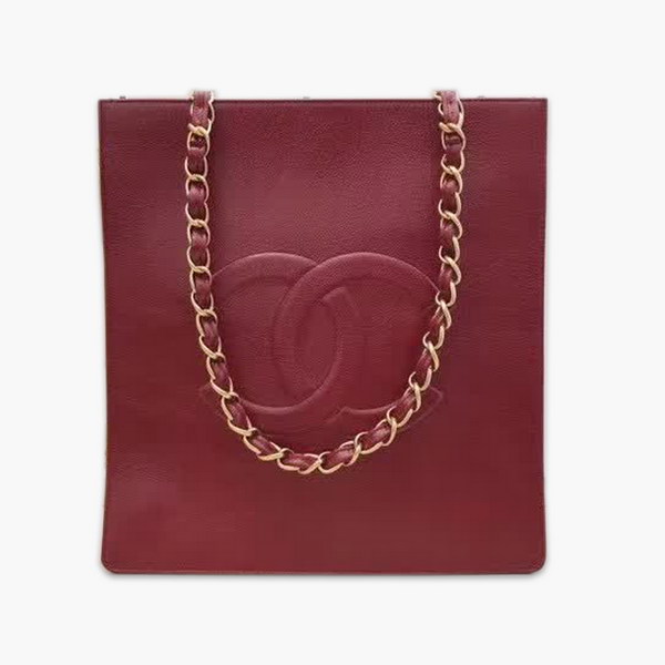 【原版皮】香奈儿/Chanel 大Logo全皮购物包，实用型设计理念，进口小牛皮，大容量，日常上班A4文件妥妥的，大小正好款式也不挑服装 ，休闲，裙装都可轻松驾驭，款号： AS1945