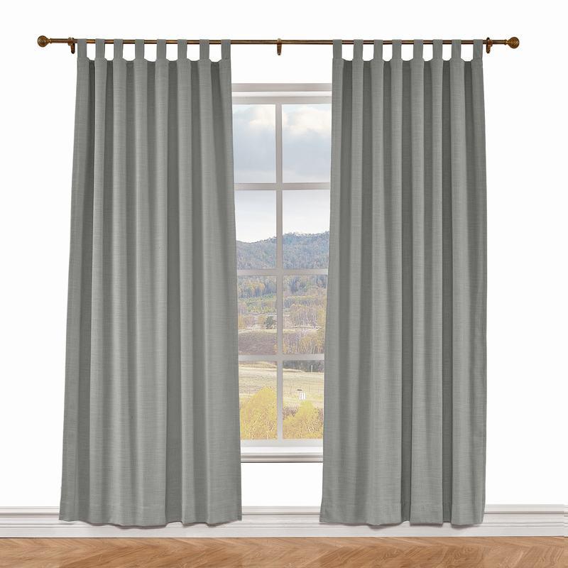 LIZ Polyester Linen Curtain Drapery Custom