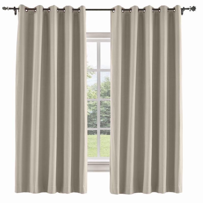 CAPRI Cotton Linen Polyester Curtain Drapery Custom