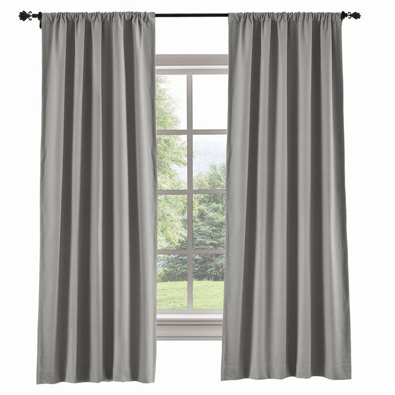 CAPRI Cotton Linen Polyester Curtain Drapery Custom