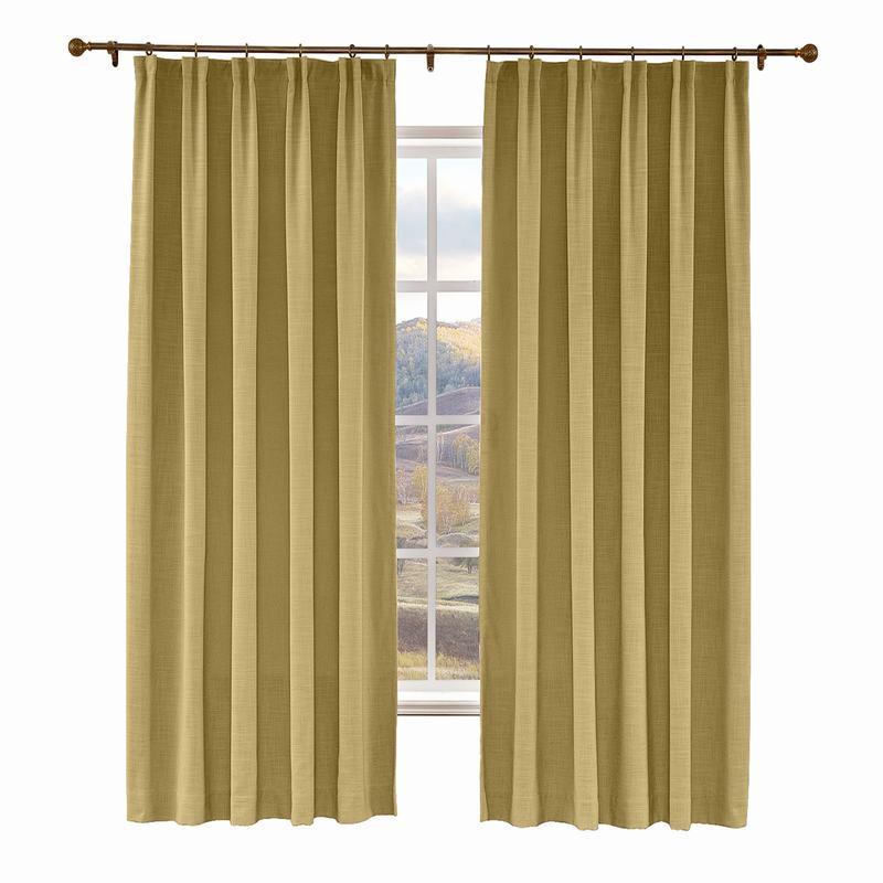 LIZ Polyester Linen Curtain Drapery Custom
