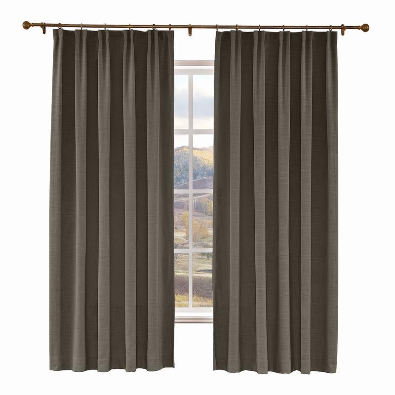LIZ Polyester Linen Curtain Drapery Custom