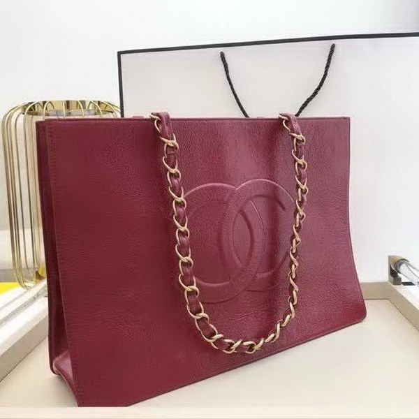 【原版皮】香奈儿/Chanel 大Logo全皮购物包，实用型设计理念，进口小牛皮，大容量，日常上班A4文件妥妥的，大小正好款式也不挑服装 ，休闲，裙装都可轻松驾驭，款号： AS1943