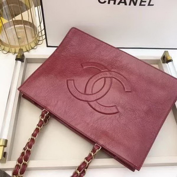 【原版皮】香奈儿/Chanel 大Logo全皮购物包，实用型设计理念，进口小牛皮，大容量，日常上班A4文件妥妥的，大小正好款式也不挑服装 ，休闲，裙装都可轻松驾驭，款号： AS1943