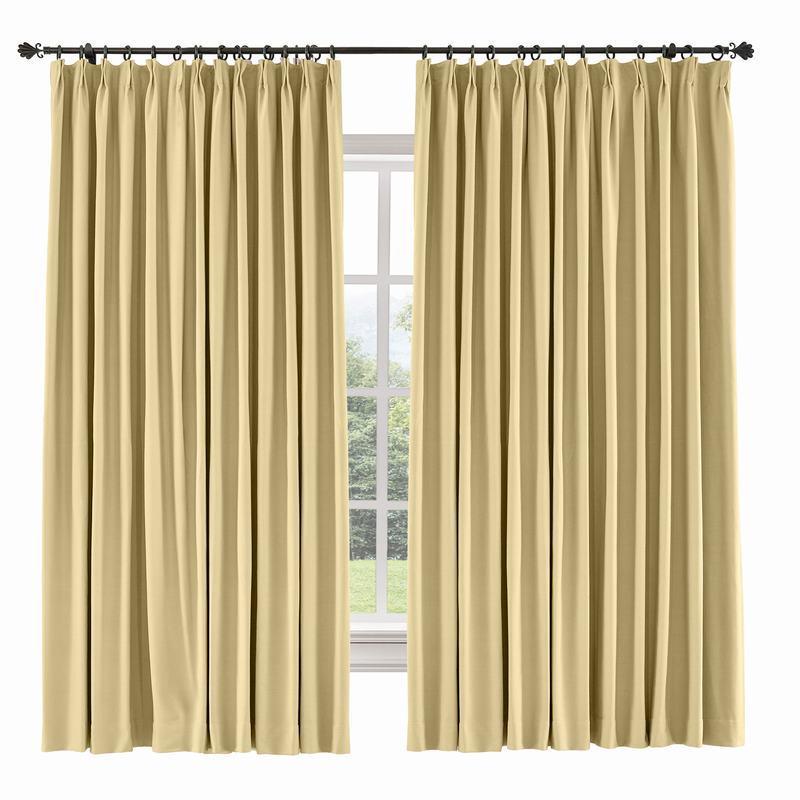 CAPRI Cotton Linen Polyester Curtain Drapery Custom