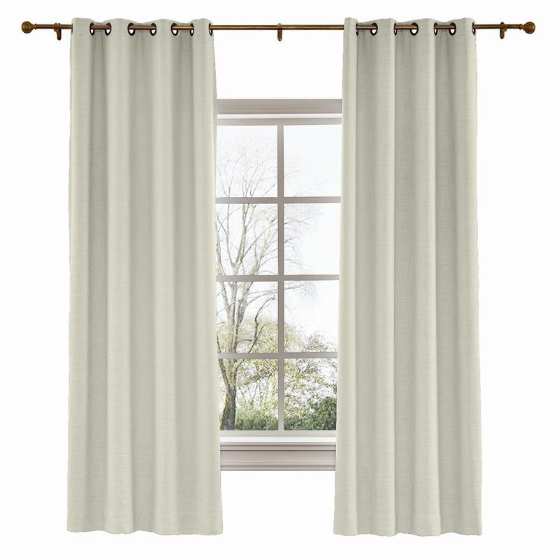 LIZ Polyester Linen Curtain Drapery Custom